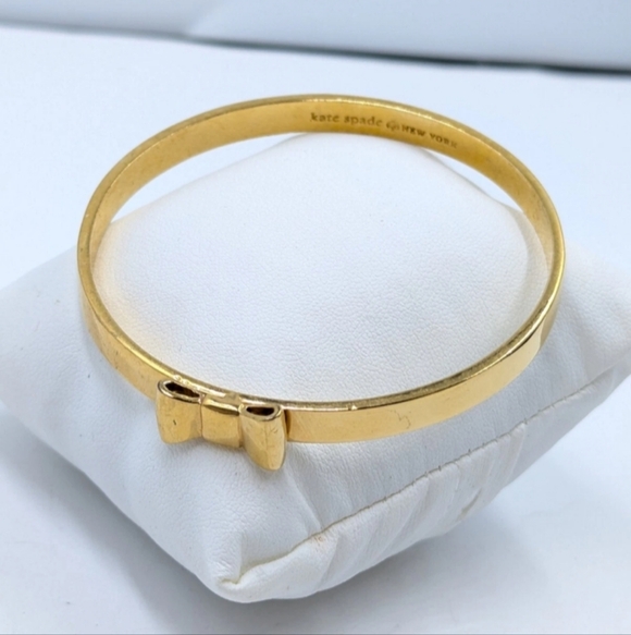 Low Start Kate Spade-Ribbon Bow Bangle Bracelet & Dust Bag  (Rose Gold💛🩷) - Picture 6 of 6